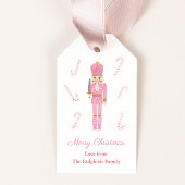 Roze Nutkraker Ballet Speelgoed Soldaat Prettige f Cadeaulabel