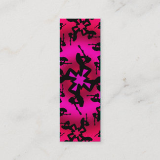 Roze Oasis - Skinny Card Mini Visitekaartje