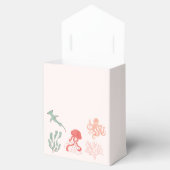 Roze Oceaan Baby shower Bedankdoosjes (Geopend)