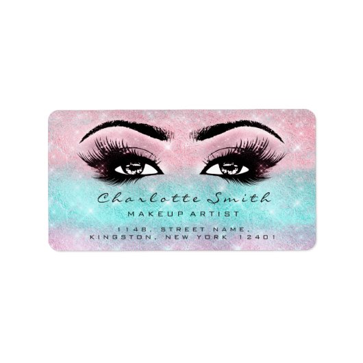 Roze Ocean Makeup Lashes Stylst Beauty RSVP Etiket (Voorkant)