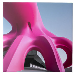 Roze Octo-Architecture Tegel Tegeltje