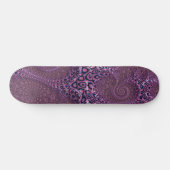 Roze octopus Fractal Abstract Skateboard (Horizontaal)