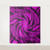Roze octopus..... wandkleed (Voorkant)