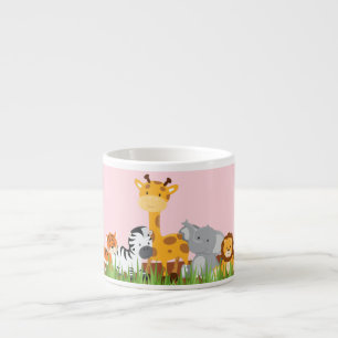 Roze Oerwoud Baby's Espresso Mok