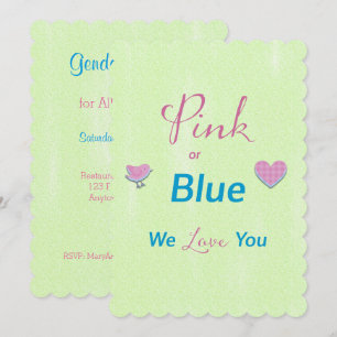 Roze of Blauw Geslacht Kaart