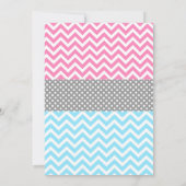 Roze of Blauw Geslacht Kaart (Achterkant)