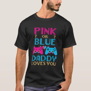 Roze of blauw geslacht onthullen videogame pa game t-shirt