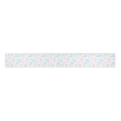 Roze of Blauw Geslacht onthullen Witte Grosgrain l Grosgrain Lint (Voorkant)
