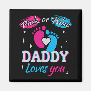 Roze of Blauw, Papa houdt van Jou Magneet