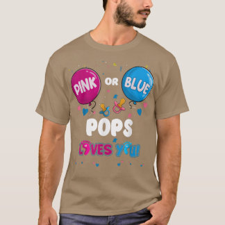 Roze of blauwe ballon Poppen houden van je sekse T-shirt
