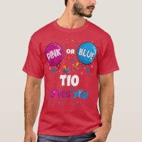 Roze of blauwe ballon Tio houdt van je sekse die j