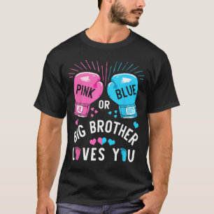 Roze of blauwe Big Brother houdt van je boksen ges T-shirt