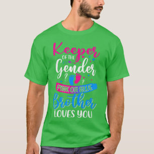 Roze of blauwe broer houdt van je seksespecifieke t-shirt