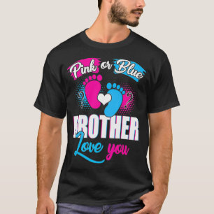 Roze of blauwe broer houdt van je T-shirt