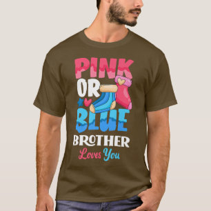 Roze of blauwe broers houden van je Baby Socket Ge T-shirt