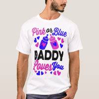 Roze of blauwe DADDY houdt van je | Toe te dienen