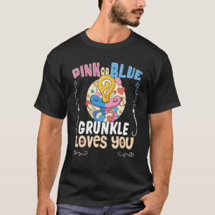 Roze of blauwe grunkle houdt van je beste oom evv t-shirt