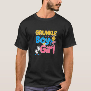Roze of blauwe grunkle houdt van je beste oom evv t-shirt