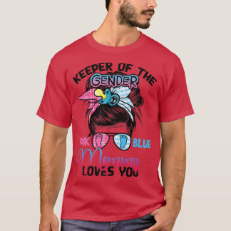 Roze of blauwe mammie houdt van Bun Glangen. T-shirt