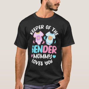 Roze of blauwe mammie houdt van je - mam laat je z t-shirt