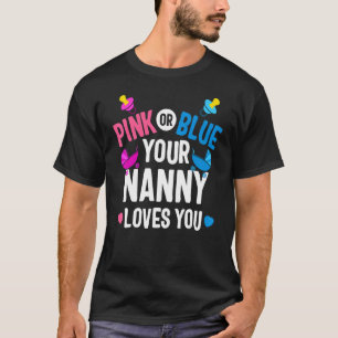 Roze of blauwe nanny houdt van je sekse en onthult t-shirt