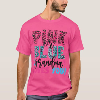 Roze of blauwe oma houdt van je Baby T-shirt
