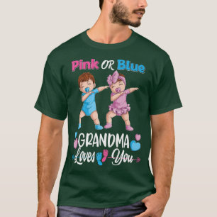 Roze of blauwe oma houdt van je Baby T-shirt