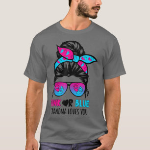 Roze of Blauwe oma houdt van je boodschap! T-shirt