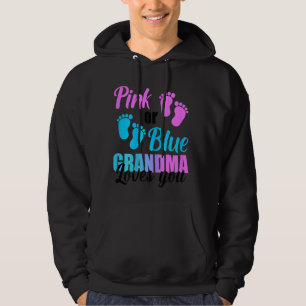 Roze of blauwe oma houdt van je hoodie