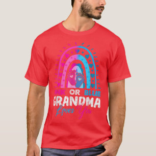 Roze of Blauwe oma houdt van je seksistische parti T-shirt