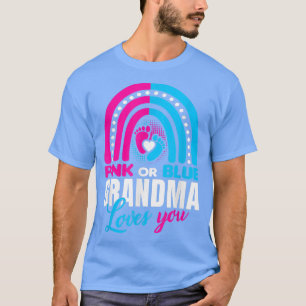 Roze of blauwe oma houdt van je seksistische parti t-shirt