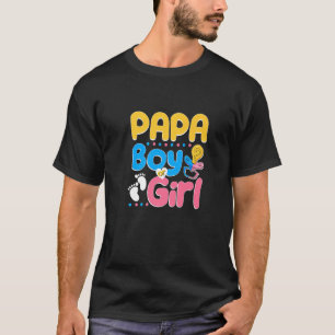 Roze of Blauwe Papa houdt van je beste vader ooit T-shirt