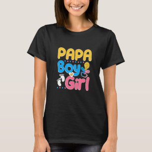 Roze of Blauwe Papa houdt van je beste vader ooit T-shirt