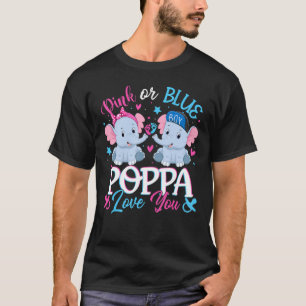 Roze of blauwe papaver houdt van je ellephane-Baby T-shirt