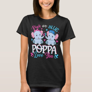 Roze of blauwe papaver houdt van je ellephane-Baby T-shirt