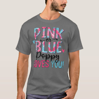 Roze of blauwe papaver houdt van je ogen Baby T-shirt
