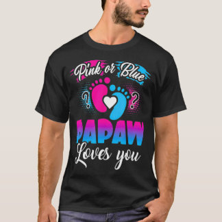 Roze of blauwe papaw houdt van je Baby T-shirt