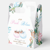 Roze of Blauwe Pompoen Geslacht Onthullen Party Ui Bedankdoosjes (Geopend)