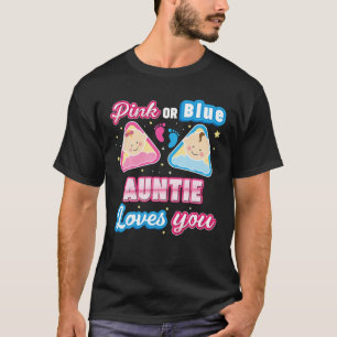 Roze of blauwe tante houdt van je geslacht en onth t-shirt