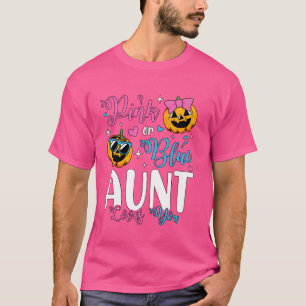 Roze of Blauwe Tante Houdt Van Je Pompoen Geslacht T-shirt