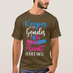 Roze of blauwe tante houdt van je seksespecifieke t-shirt
