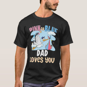 Roze of Blauwe vader houdt van je beste vader ooit T-shirt