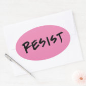 Roze (of kies kleur) Weersta Stickers (Envelop)