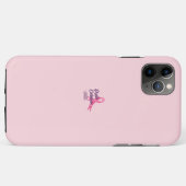 Roze oktober Case-Mate iPhone case (Achterkant (horizontaal))