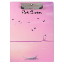 Roze Oktober Pastel Kunst