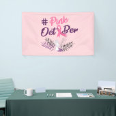 Roze oktober spandoek (Beurs)