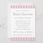 Roze olifant Baby shower Kaart (Achterkant)