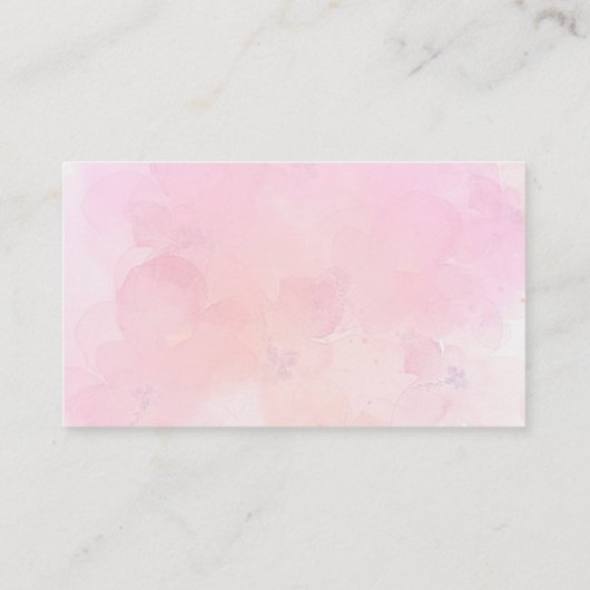 Roze olifant Baby shower raad eens hoeveel pinda's Informatiekaartje (Achterkant)