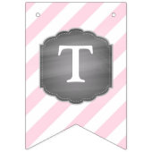 Roze olifant Baby shower Vlaggetjes (Tweede vlag)