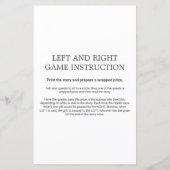 Roze olifant links en rechts Baby shower (Achterkant)